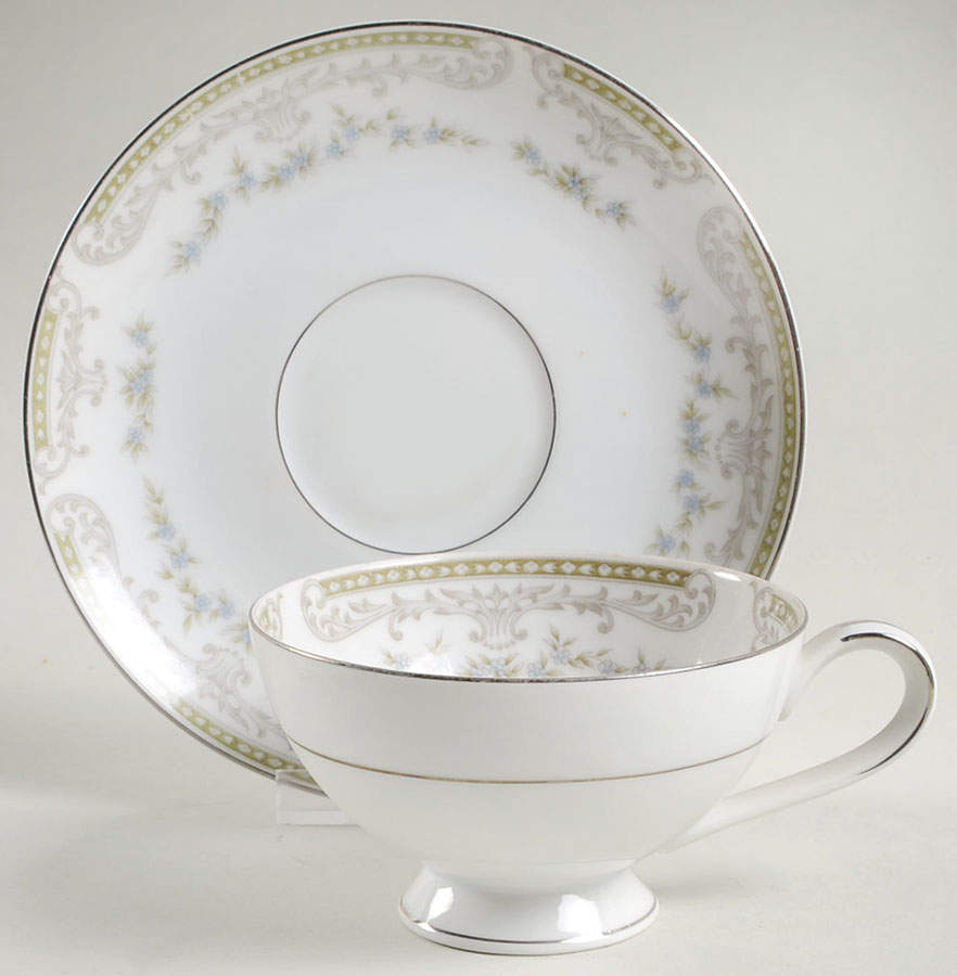 Tilden Footed Cup & Saucer Set by Mikasa-1