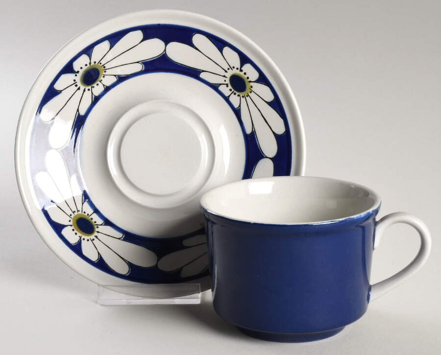 Tivoli Flat Cup & Saucer Set by Mikasa-1