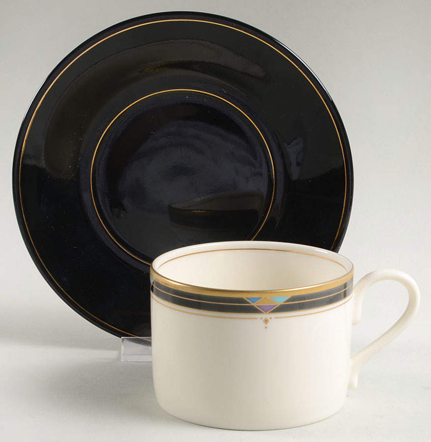 Town House Flat Cup & Saucer Set by Mikasa-1