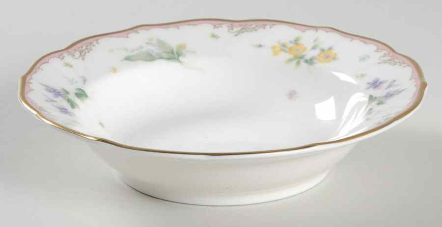 Touch of Spring Rim Fruit/Dessert (Sauce) Bowl by Mikasa-1