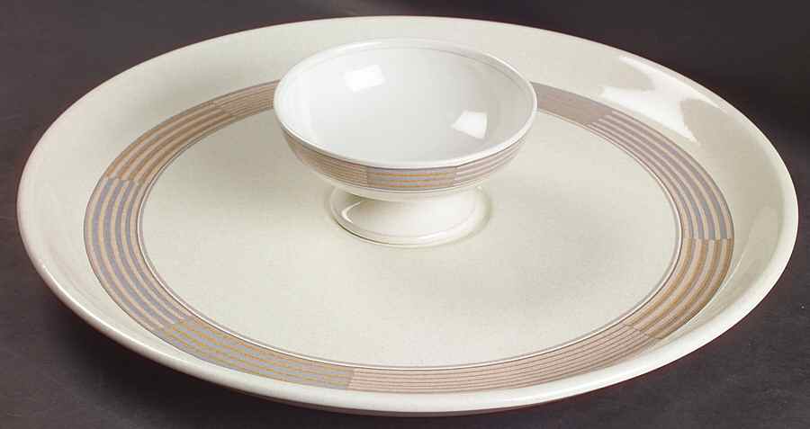 Tracings 2 Pc Chip & Dip Set (Uses the Crudite Dip/Sherbet) by Mikasa-1