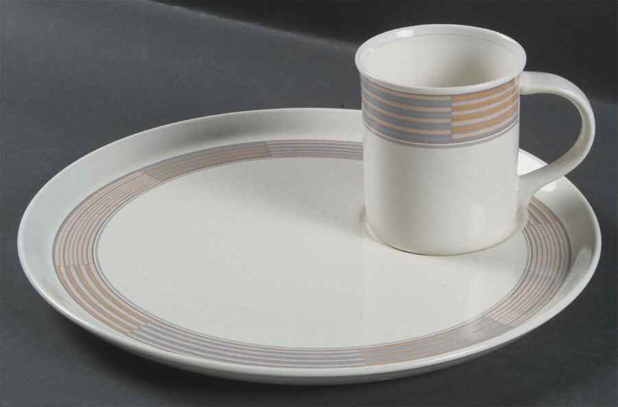 Tracings Snack Plate and Mug Set by Mikasa-1