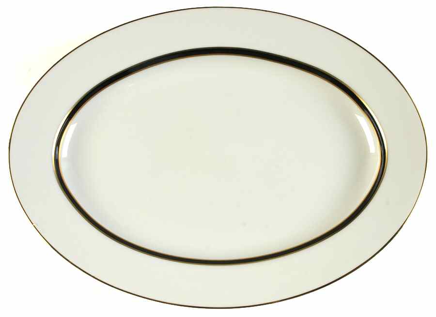 Trafalgar 14" Oval Serving Platter by Mikasa-1