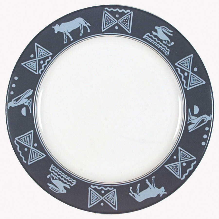 Tribal Arts 12" Chop Plate (Round Platter) by Mikasa-1