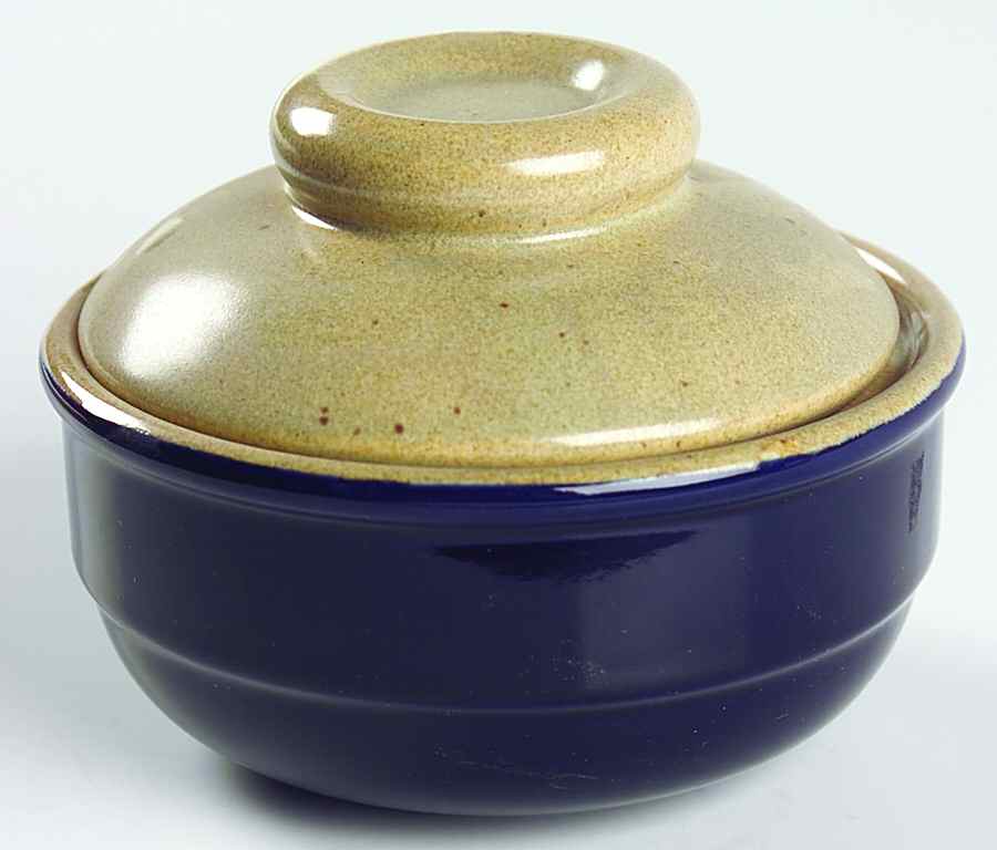 True Blue Sugar Bowl & Lid by Mikasa-1