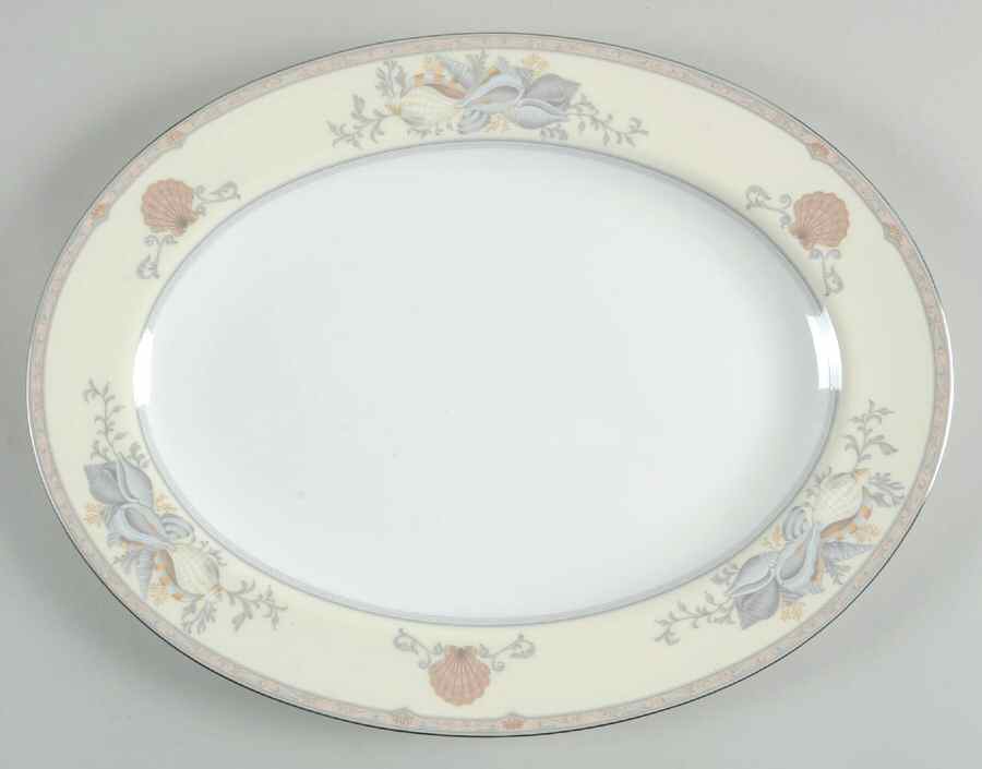 Treasure Cove 14" Oval Serving Platter by Mikasa-1