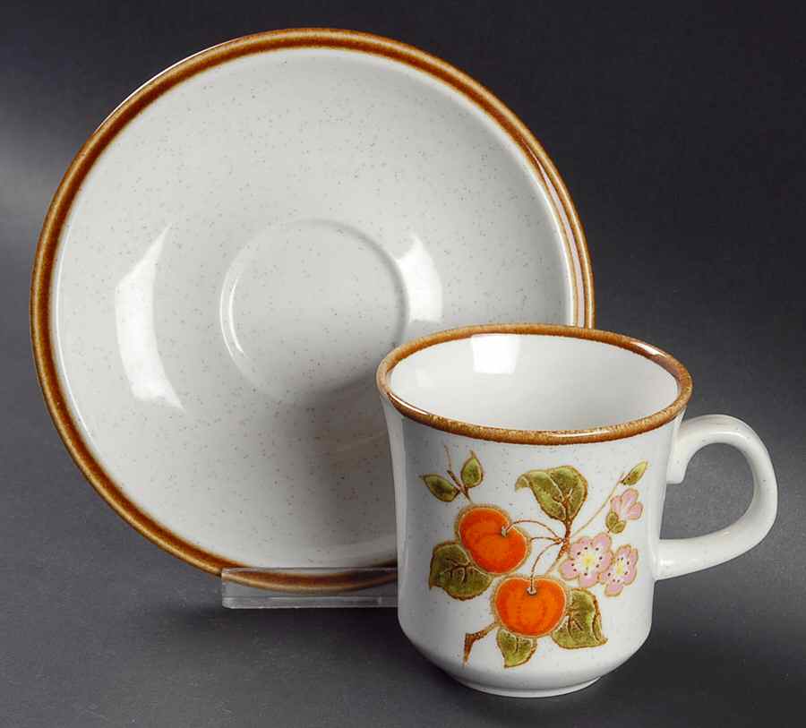 Treesweet Flat Cup & Saucer Set by Mikasa-1