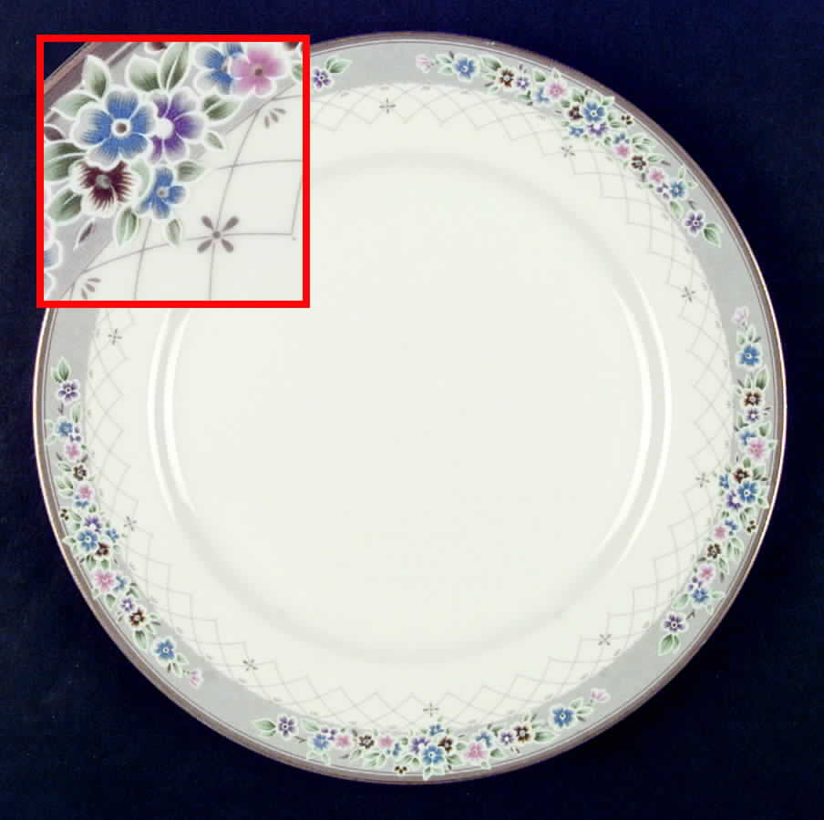 Treillage Dinner Plate by Mikasa-1