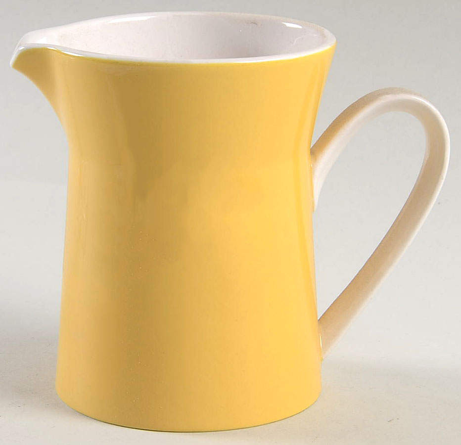 Trellis Yellow Creamer by Mikasa-1