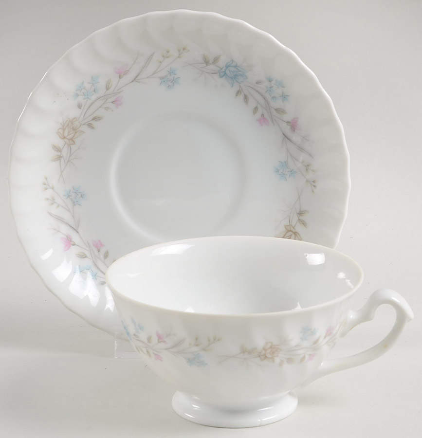 Trentham Footed Cup & Saucer Set by Mikasa-1