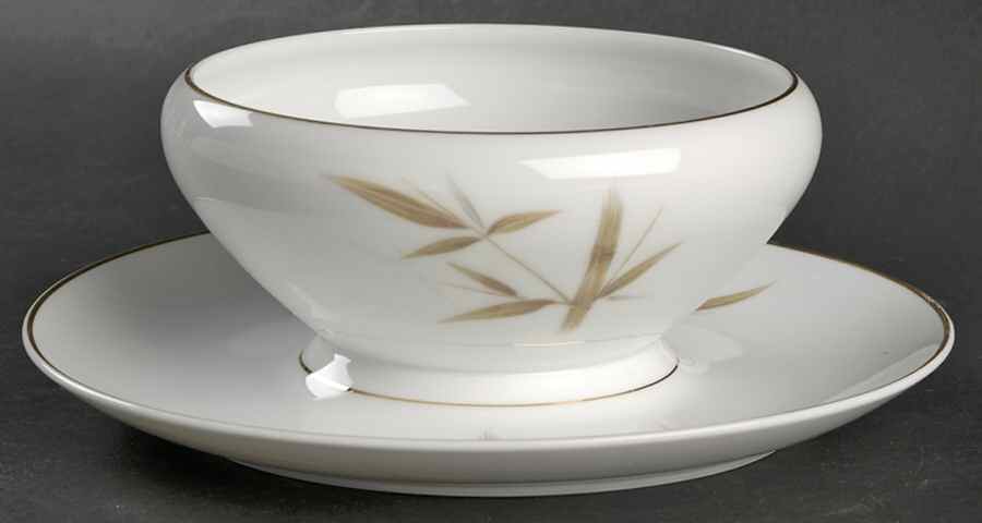 Tradewind Fare Gravy Boat with Attached Underplate by Mikasa-1