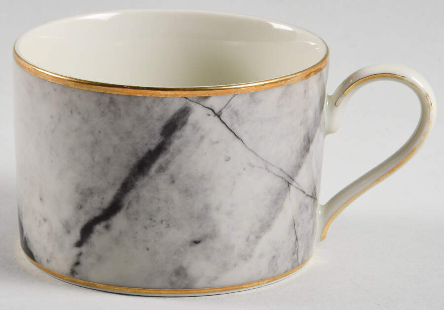 Travertine Gray Flat Cup by Mikasa-1