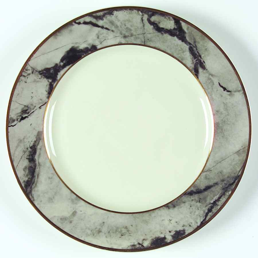 Travertine Gray Salad Plate by Mikasa-1