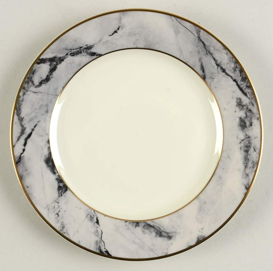 Travertine Gray Bread & Butter Plate by Mikasa-1