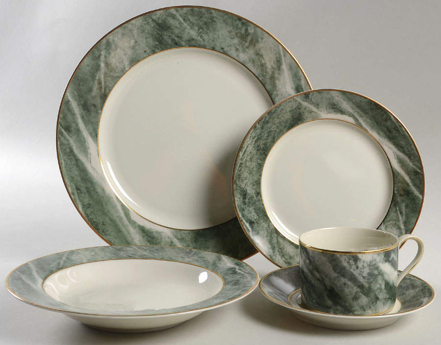 Travertine Green 5 Piece Place Setting by Mikasa-1