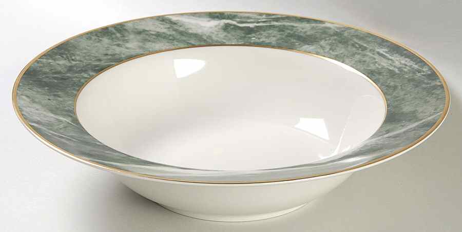 Travertine Green 10" Round Vegetable Bowl by Mikasa-1