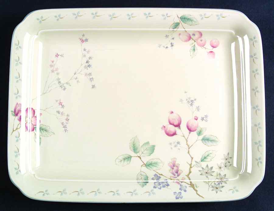 Tricia Rectangular Tray by Mikasa-1