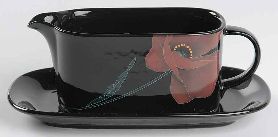 Trinidad Gravy Boat & Underplate (Relish/Butter) by Mikasa-1