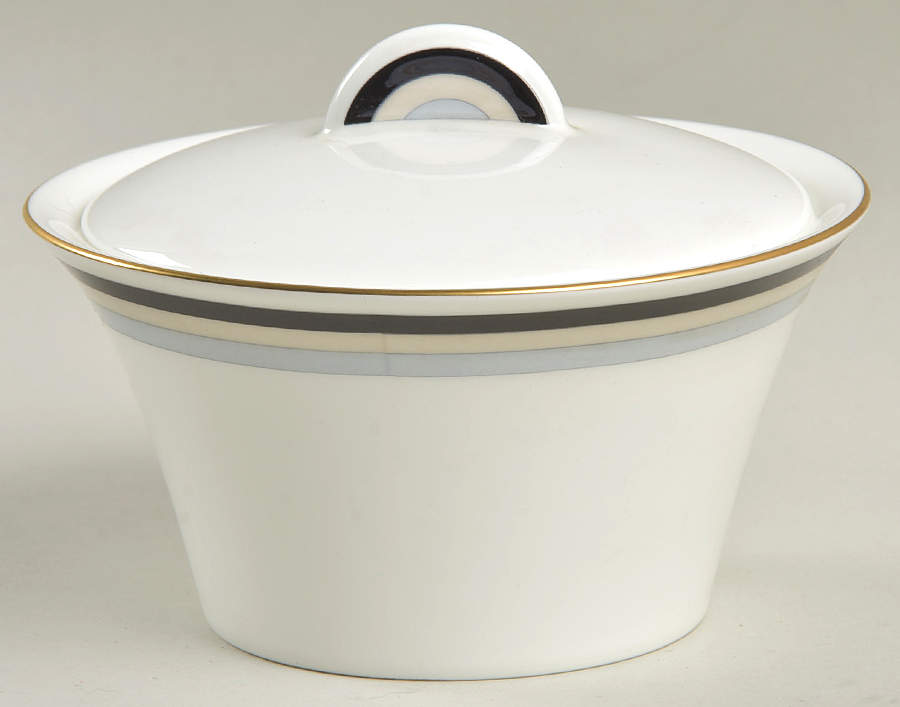 Triplet Sugar Bowl & Lid by Mikasa-1