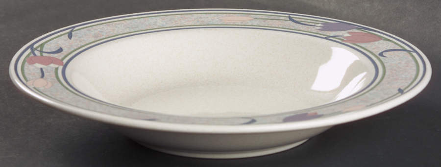 Tropical Island Large Rim Soup Bowl by Mikasa-1