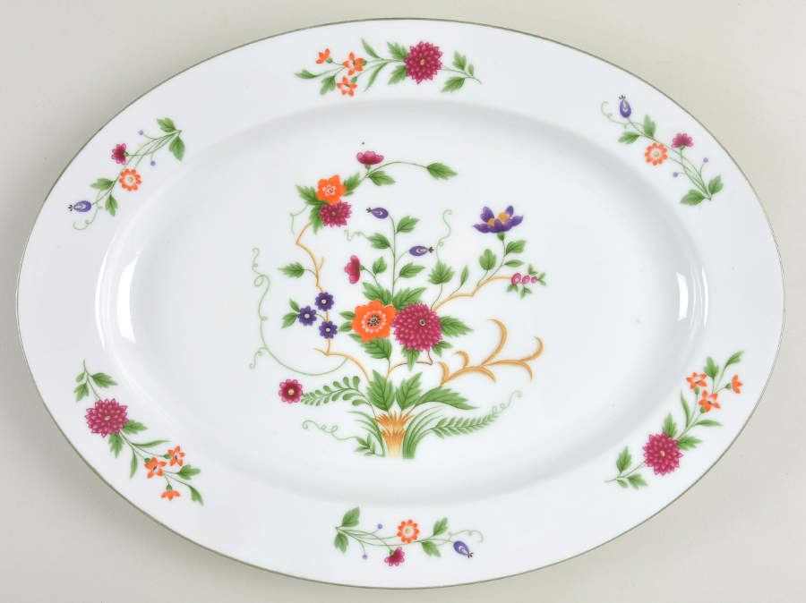 Tropez 14" Oval Serving Platter by Mikasa-1