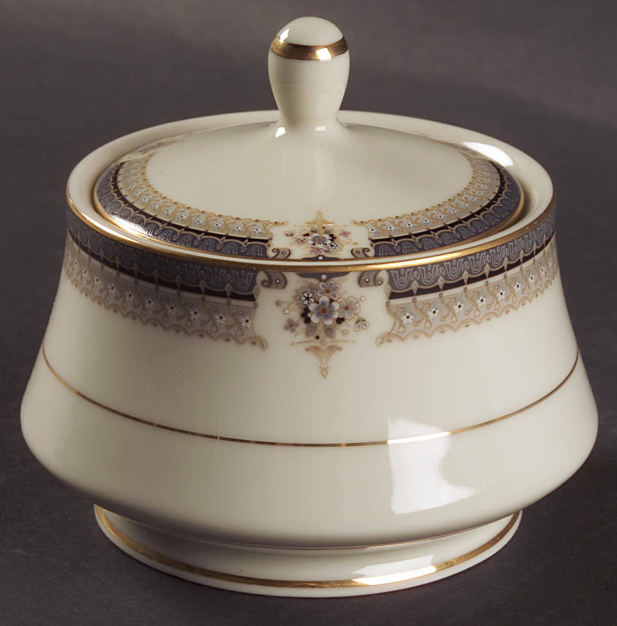 Tropez Sugar Bowl & Lid by Mikasa-1