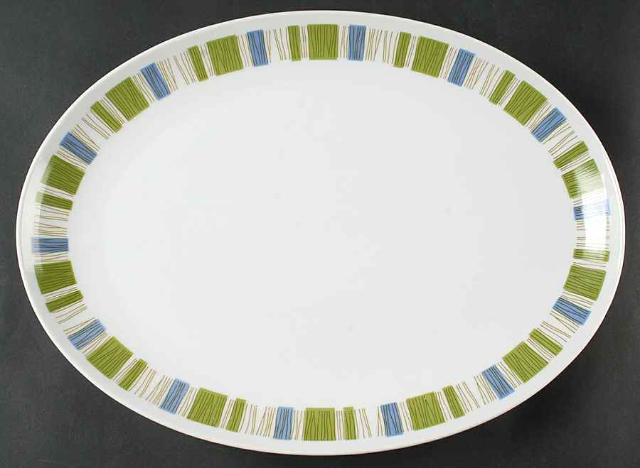 Tropicana 16" Oval Serving Platter by Mikasa-1