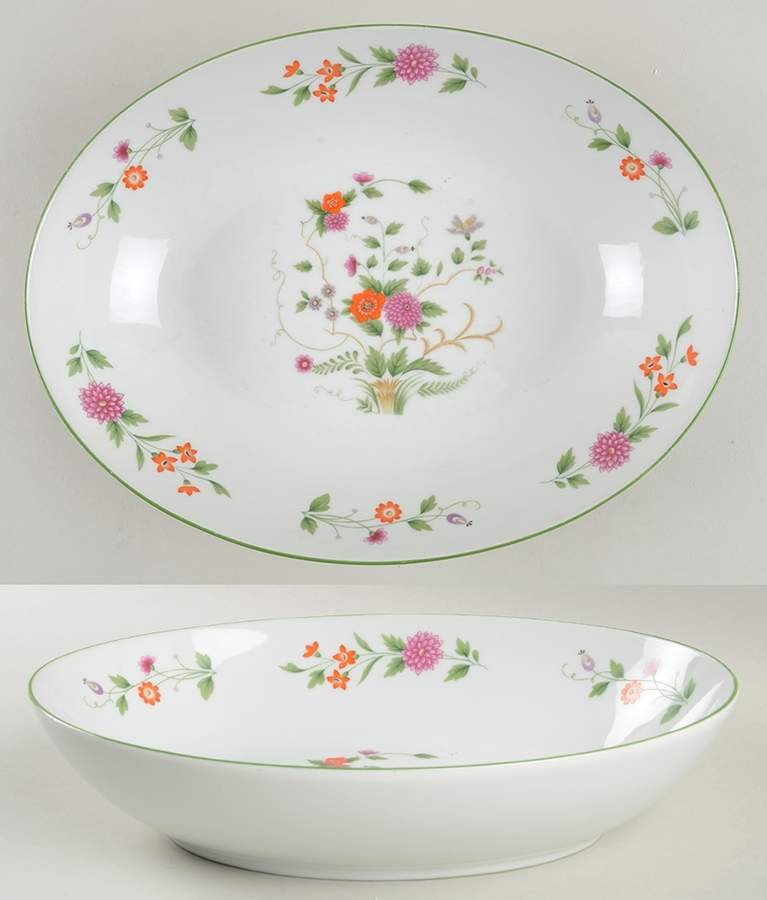 Trorez 10" Oval Vegetable Bowl by Mikasa-1