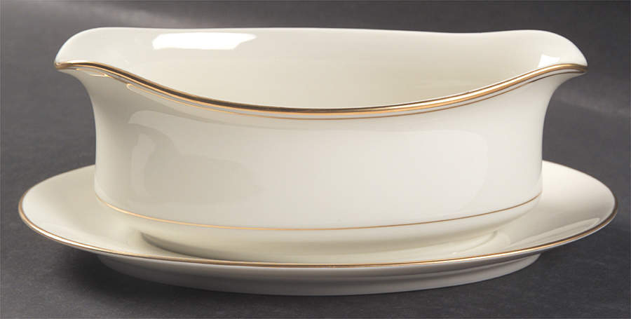 Trousdale Gravy Boat with Attached Underplate by Mikasa-1