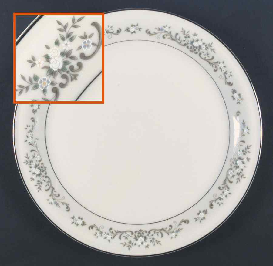 Trousseau (G1026, Ivory China) Dinner Plate by Mikasa-1