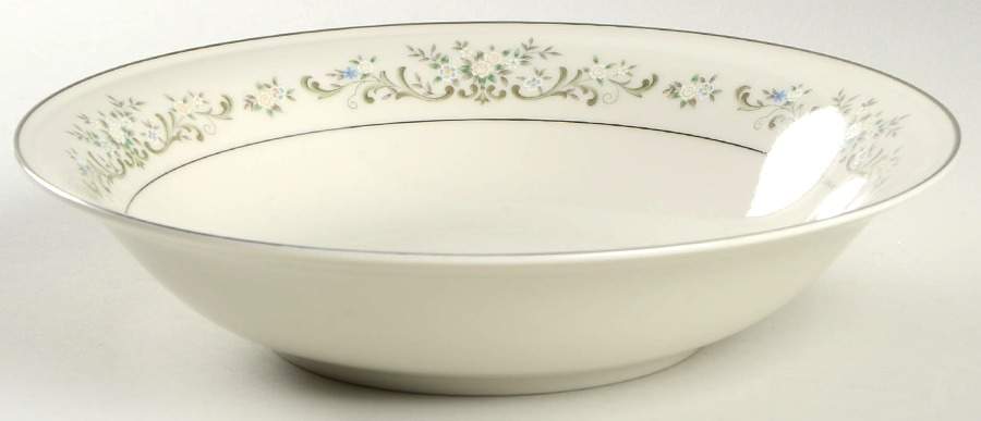 Trousseau (G1026, Ivory China) 9" Round Vegetable Bowl by Mikasa-1