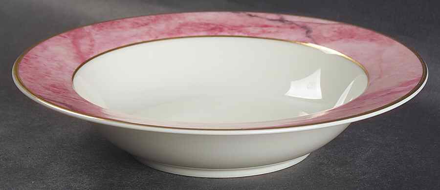 Travertine Rose Rim Fruit/Dessert (Sauce) Bowl by Mikasa-1