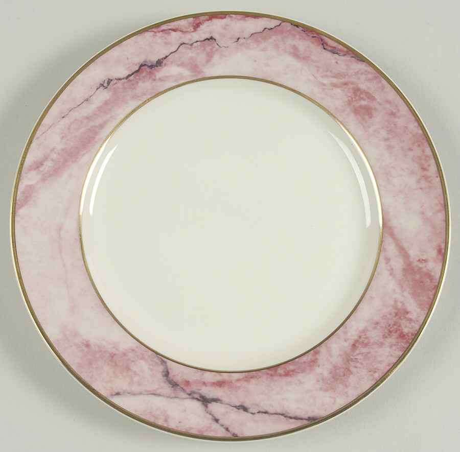 Travertine Rose Salad Plate by Mikasa-1