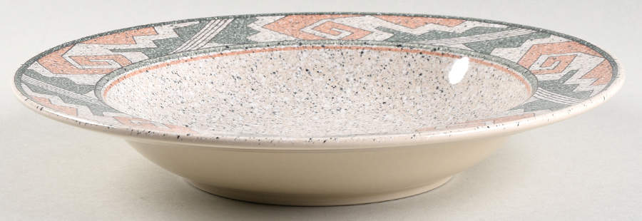 Tribal Song Large Rim Soup Bowl by Mikasa-1