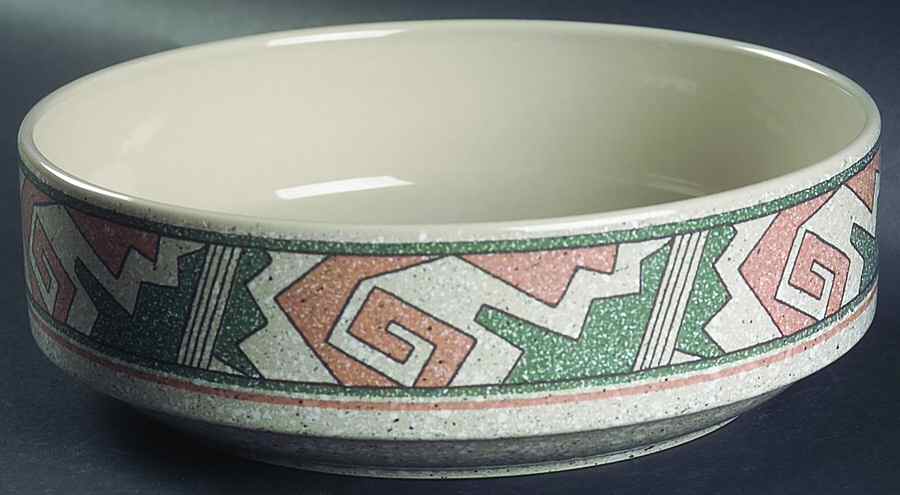 Tribal Song 8" Round Vegetable Bowl by Mikasa-1