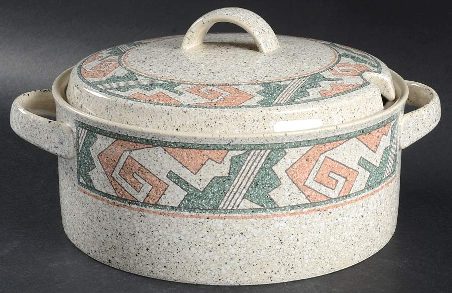 Tribal Song Tureen &  Lid by Mikasa-1