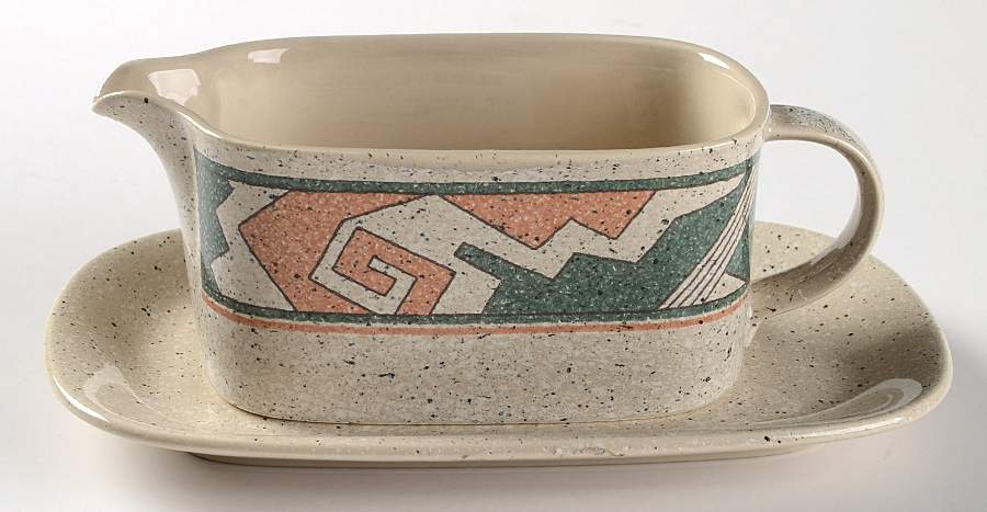 Tribal Song Gravy Boat & Underplate by Mikasa-1
