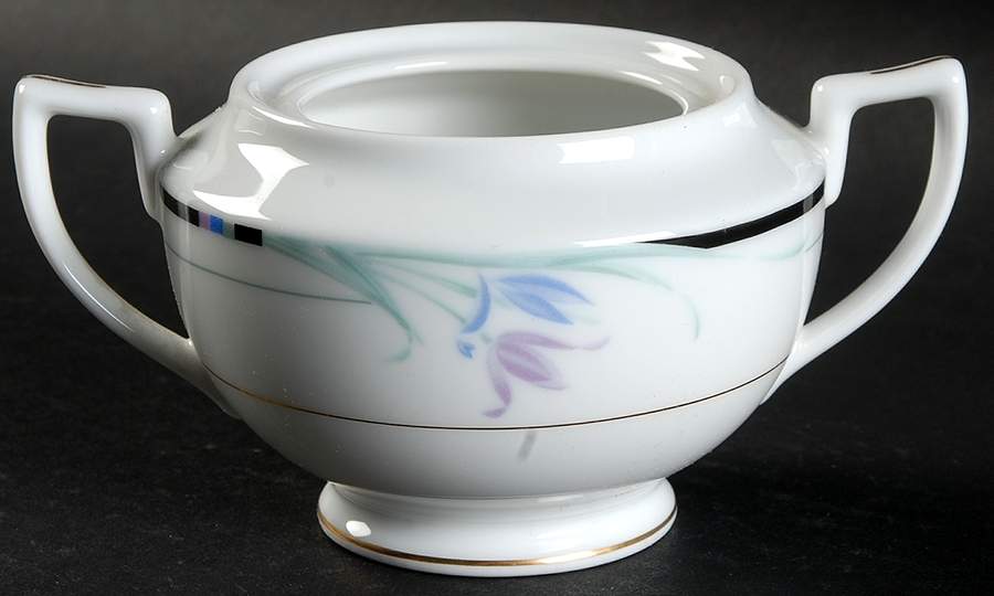 Tulips Sugar Bowl No Lid by Mikasa-1