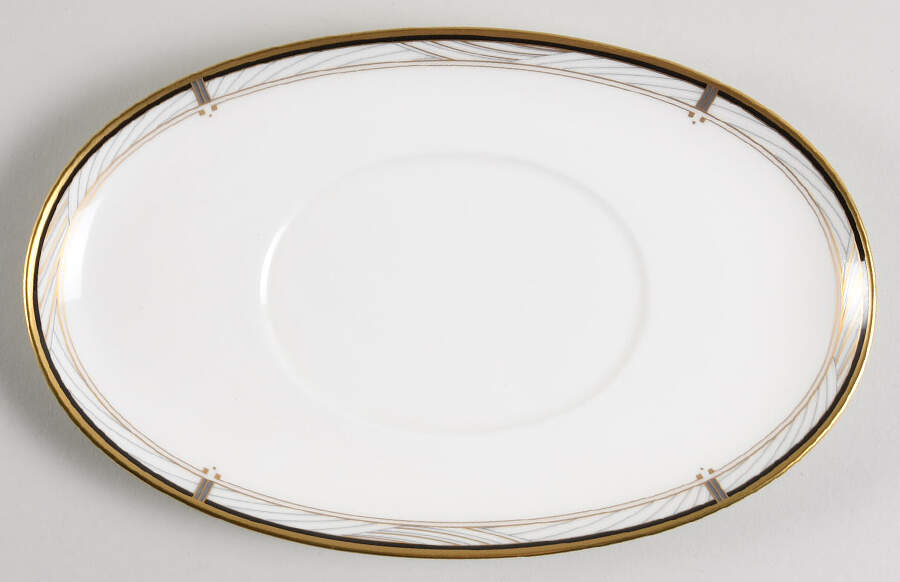 Tuscany Black Underplate for Gravy Boat by Mikasa-1