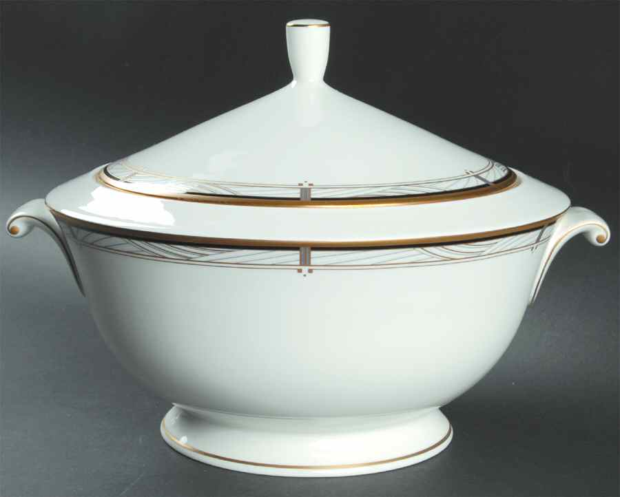 Tuscany Black Round Covered Vegetable by Mikasa-1