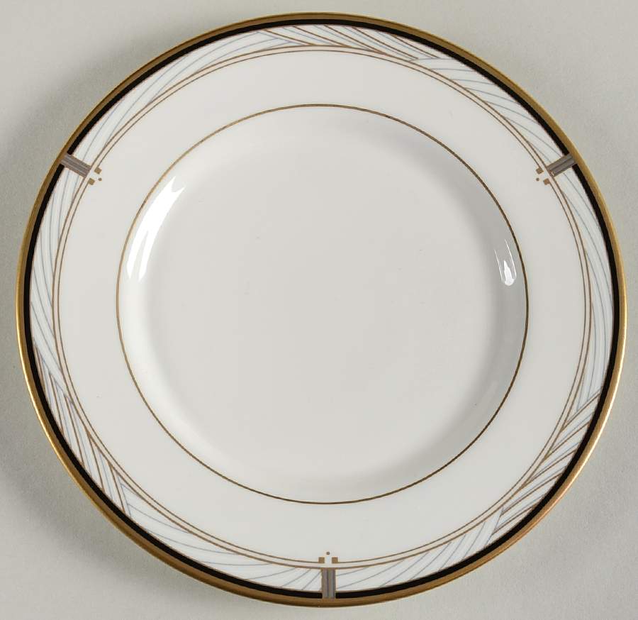 Tuscany Black Bread & Butter Plate by Mikasa-1