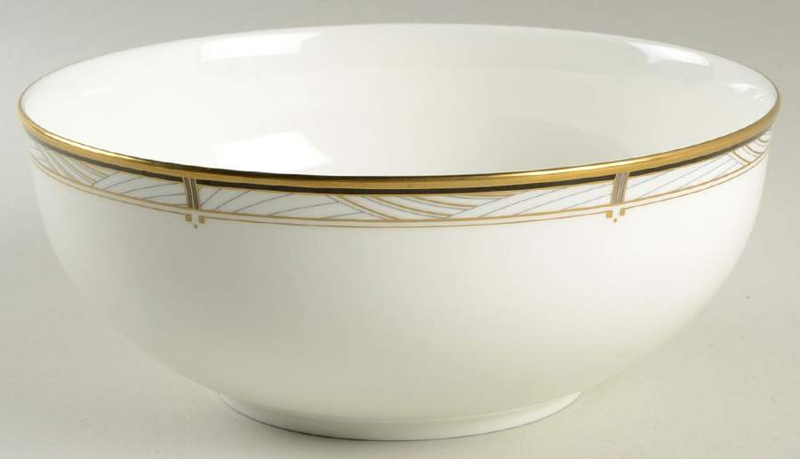 Tuscany Black 8" Round Vegetable Bowl by Mikasa-1