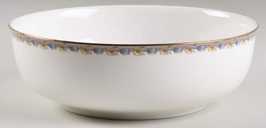 Tulip Twirl 9" Round Vegetable Bowl by Mikasa-1