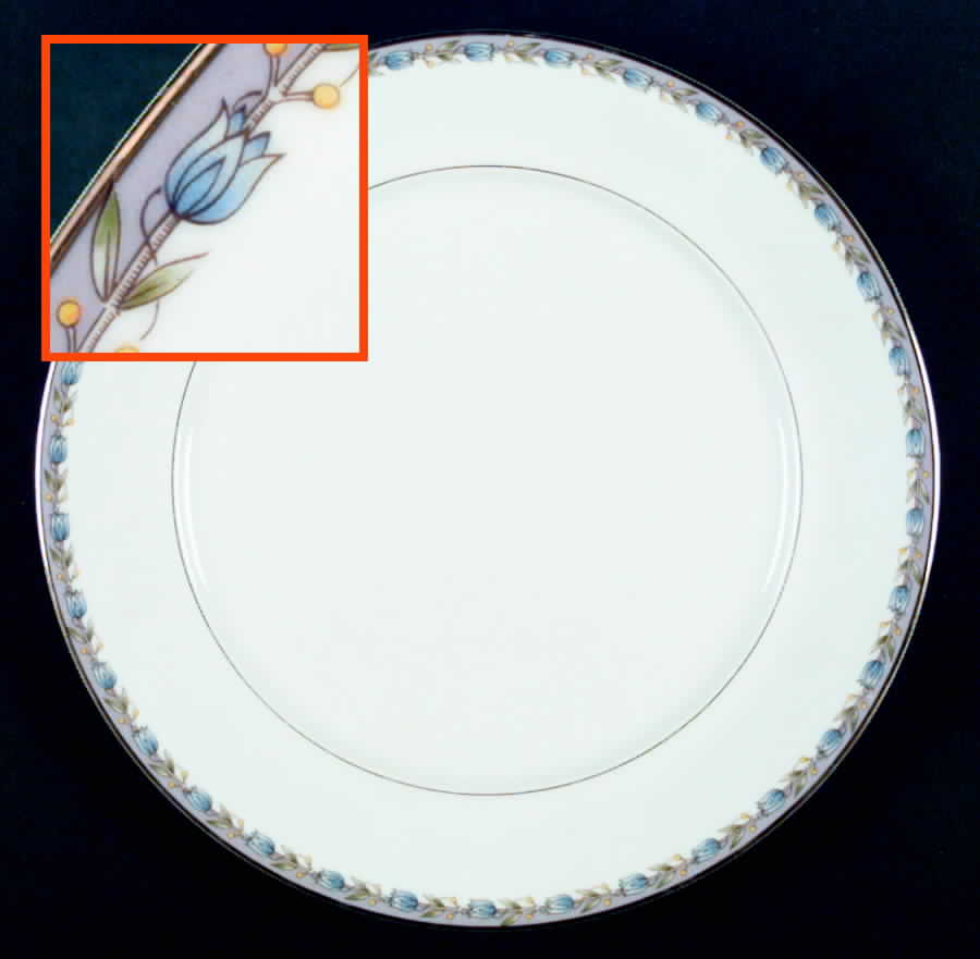 Tulip Twirl Dinner Plate by Mikasa-1