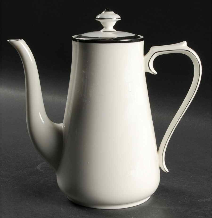 Tuxedo Coffee Pot & Lid by Mikasa-1