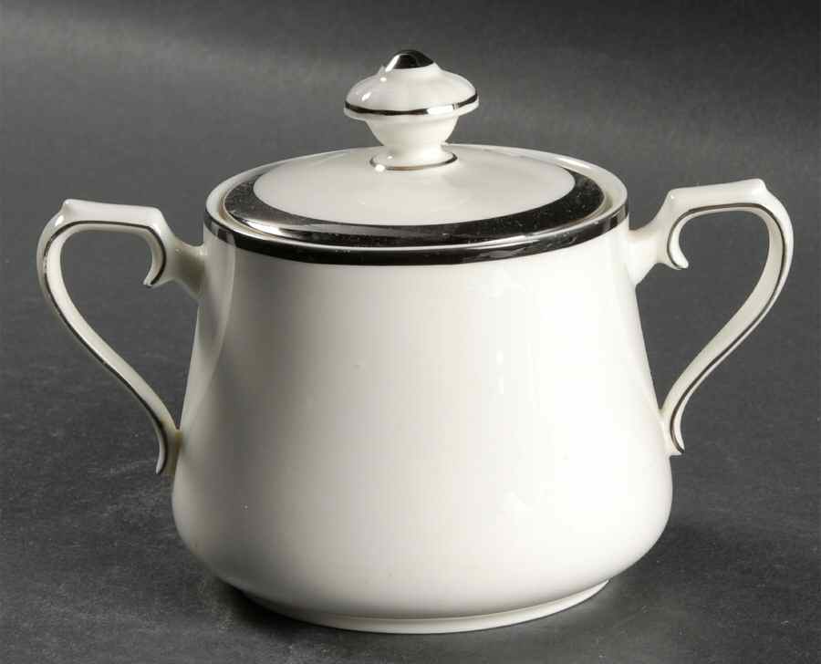 Tuxedo Sugar Bowl & Lid by Mikasa-1