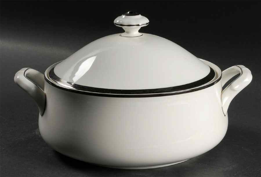 Tuxedo Round Covered Vegetable by Mikasa-1