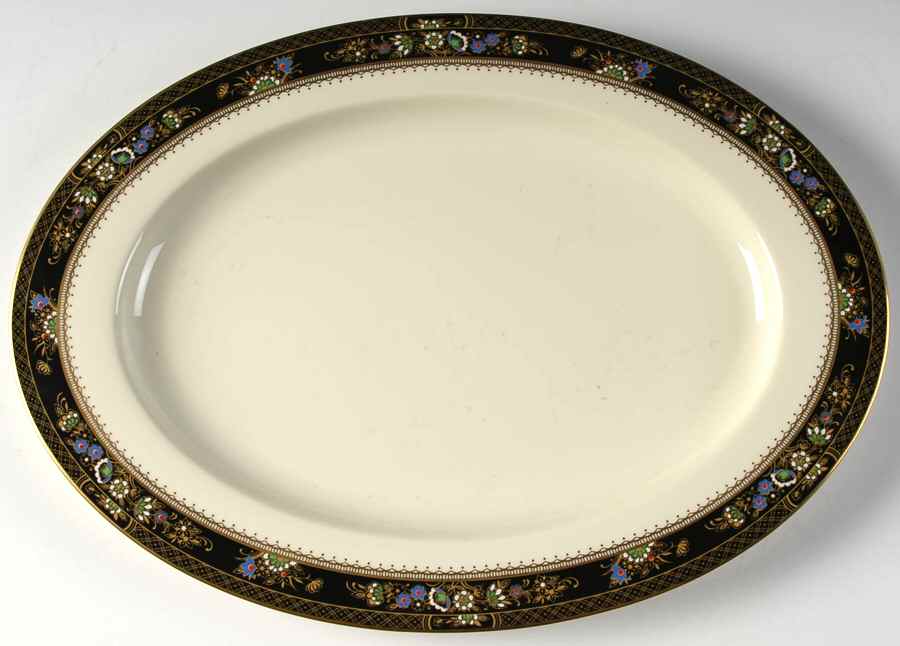 Twilight 15" Oval Serving Platter by Mikasa-1
