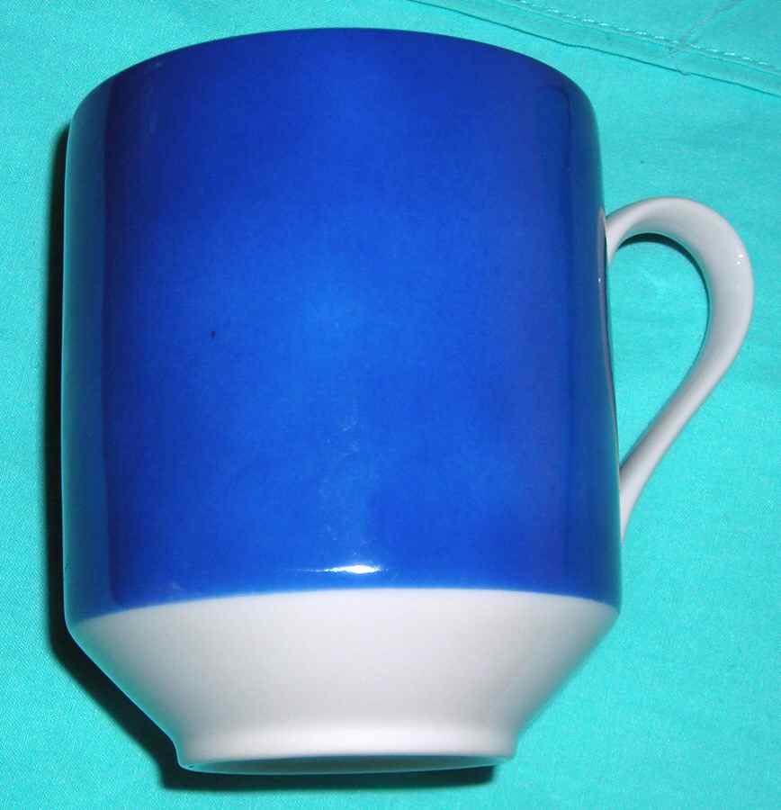 Ultramarine Blue Flat Cup by Mikasa-1