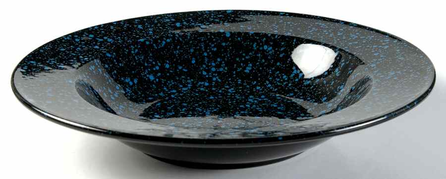 Ultrastone Black Granite Large Rim Soup Bowl by Mikasa-1
